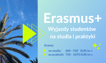 ERASMUS+ Wyjazdy studentów na studia i praktyki