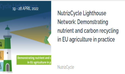 Zaproszenie do udziału w webinariach z projektu Nutri2Cycle w dniach 19, 22 i 28. 04. 2022