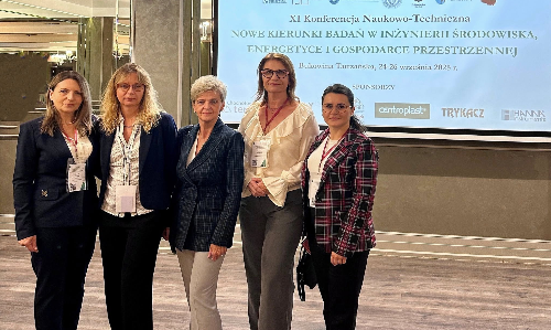 Nasi pracownicy na Konferencji Nowej Kierunki Badań w Inżynierii Środowiska, Energetyce I Gospodarce Przestrzennej.