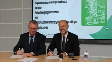 Uroczyste podpisanie aneksu do umowy Akademickie klasy z Liceum im. J. Słowackiego