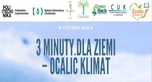 KONKURS „3 Minuty Dla Ziemi – Ocalić Klimat” - 19.01.2024