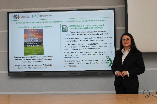 Małgorzata Worwąg ze stopniem naukowym doktora habilitowanego. Gratulujemy!