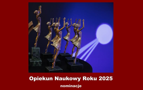 Ogólnopolski konkurs Studenckiego ruchu naukowego - StRuNa na Opiekuna Naukowego Roku 2025