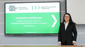 Małgorzata Worwąg ze stopniem naukowym doktora habilitowabego