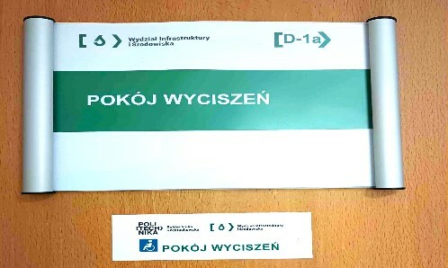 Pokój wyciszeń - Wydział Infrastruktury i Środowiska