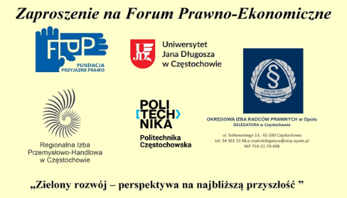 III edycja Forum Prawno-Ekonomicznego o tematyce „Zielony rozwój – perspektywa na najbliższą przyszłość”