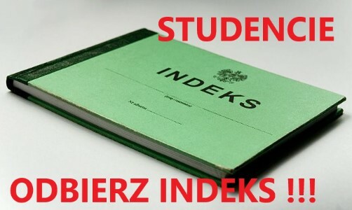 Studencie odbierz indeks! PILNE