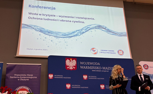 Konferencja „Woda w kryzysie – wyzwania i rozwiązania. Ochrona ludności i obrona cywilna”